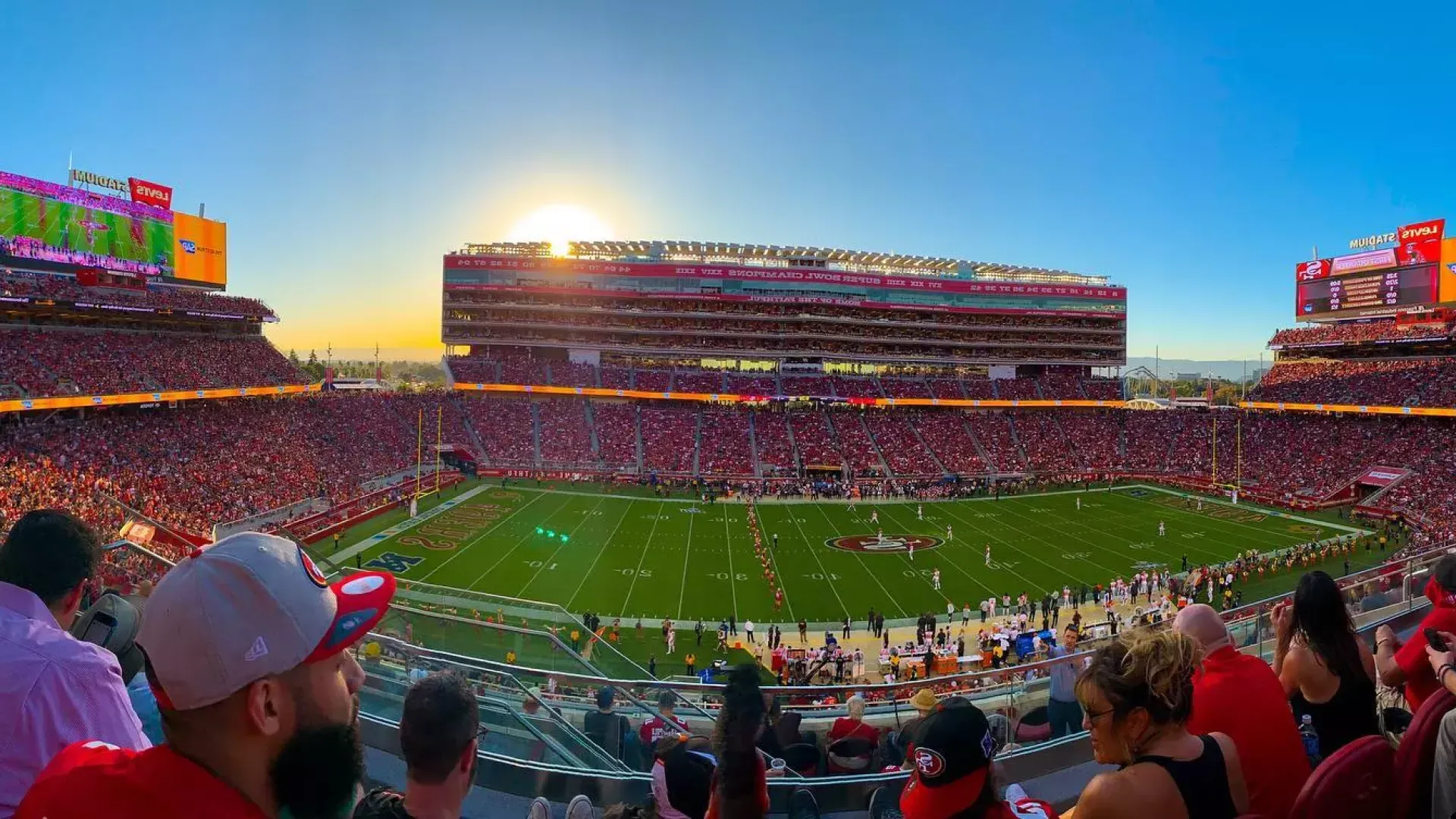 圣克拉拉Levi's Stadium足球场景观, California, 贝博体彩app49人的家.